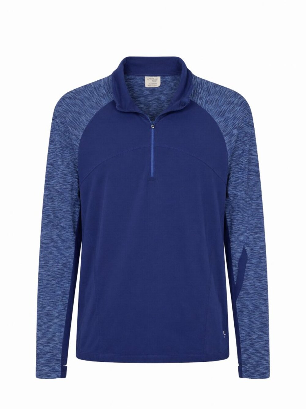 Danskin Now Women's Long Sleeve Pullover Large Blue Polyester Size L